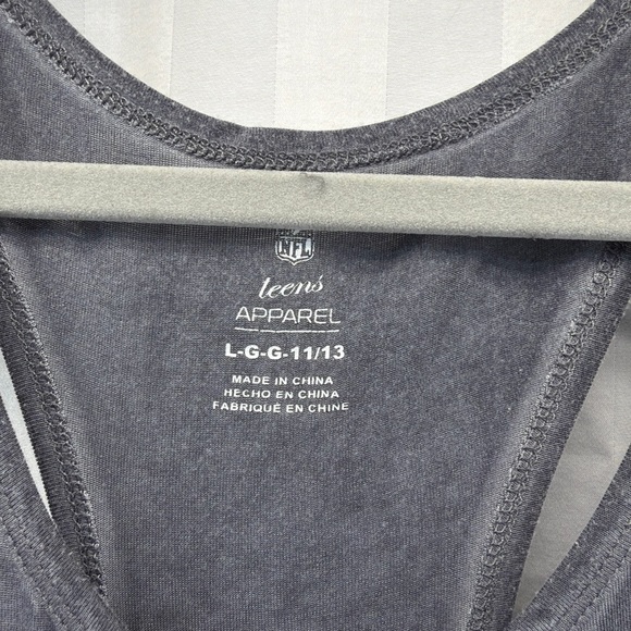 NFL Teens Apparel Charcoal Tank Top - Picture 2 of 2